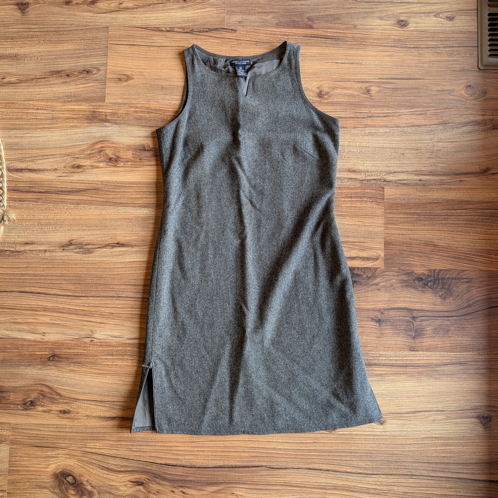 American Eagle Outfitters Gray Sleeveless Dress
